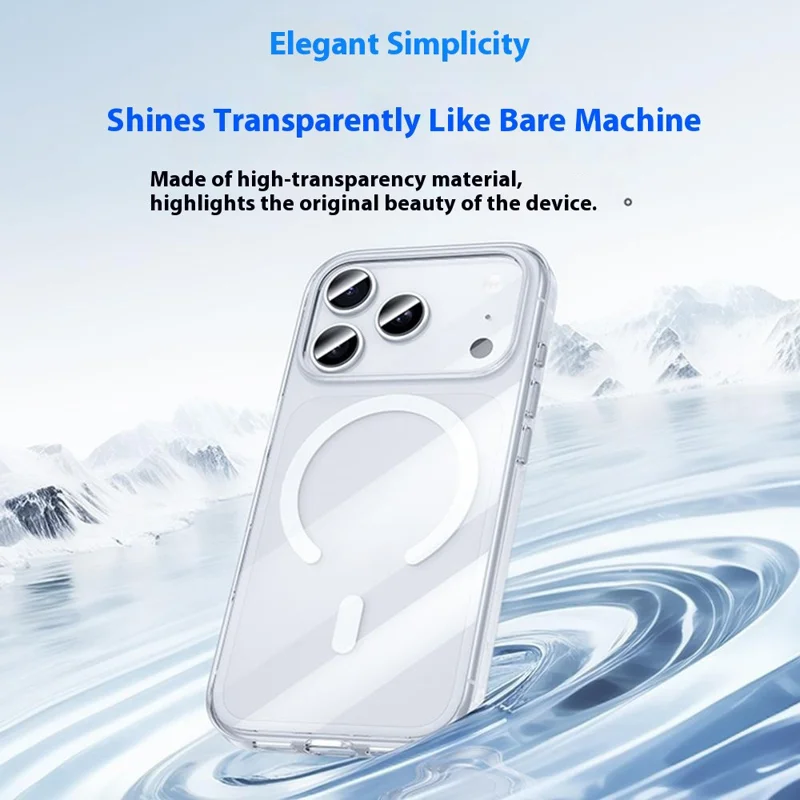 BENKS For iPhone 17 Pro Max Magnetic Case TPU PC Clear Phone Cover Compatible with MagSafe