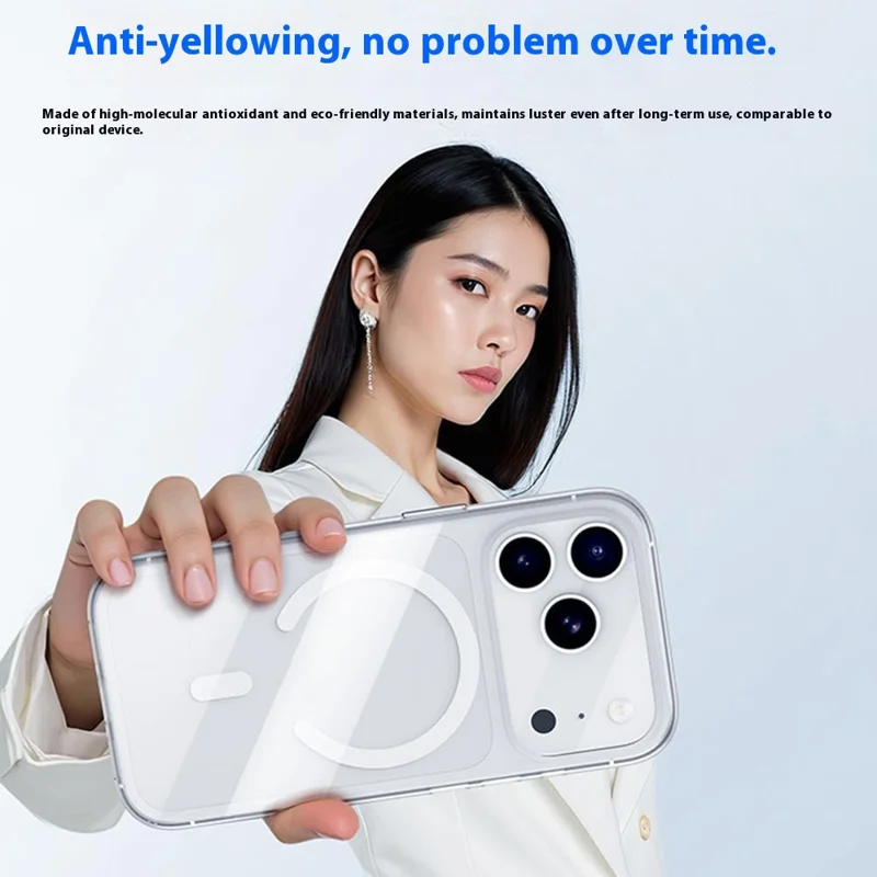 BENKS For iPhone 17 Pro Max Magnetic Case TPU PC Clear Phone Cover Compatible with MagSafe