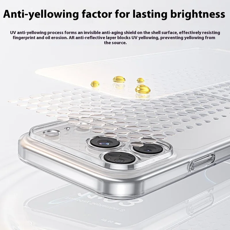 BENKS For iPhone 17 Pro Case Ultra Thin Naked-like Clear PC Phone Cover