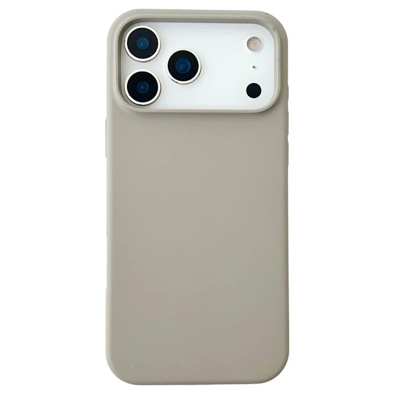For iPhone 17 Pro Case Compatible with MagSafe Liquid Silicone Phone Back Cover - Light Grey