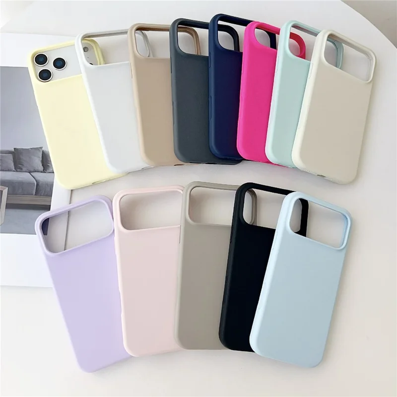 For iPhone 17 Pro Case Compatible with MagSafe Liquid Silicone Phone Back Cover - Light Grey
