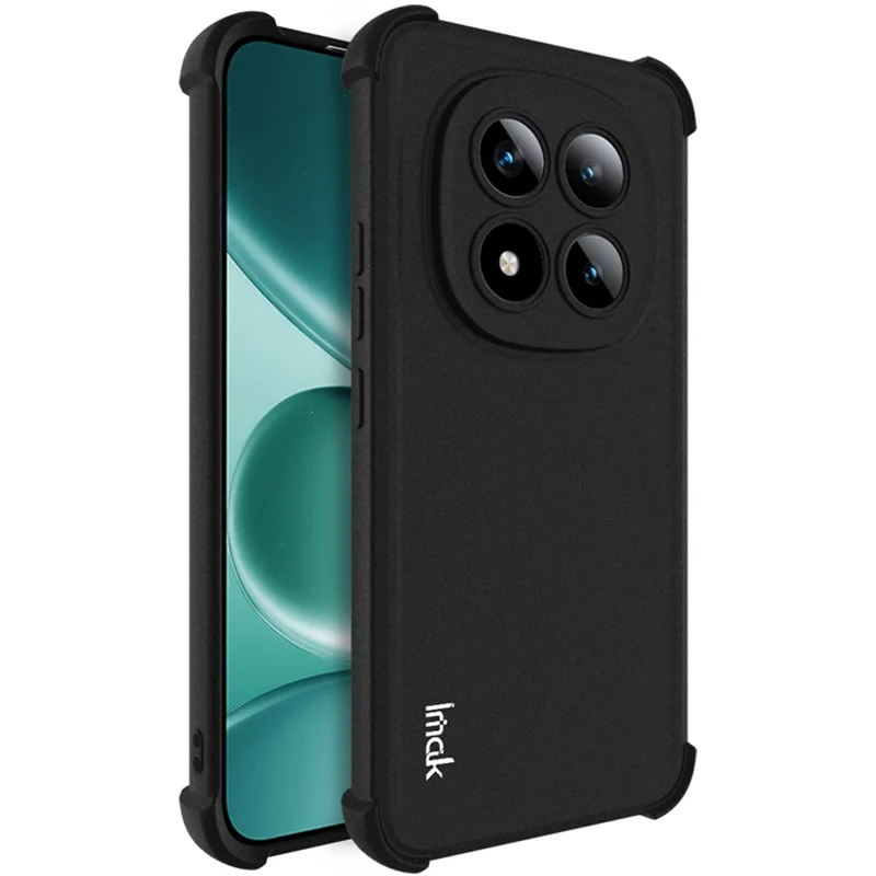 IMAK For Xiaomi Redmi Note 15 Pro+ 5G (Global) Case TPU Phone Cover Airbag Shockproof Protection - Matte Black