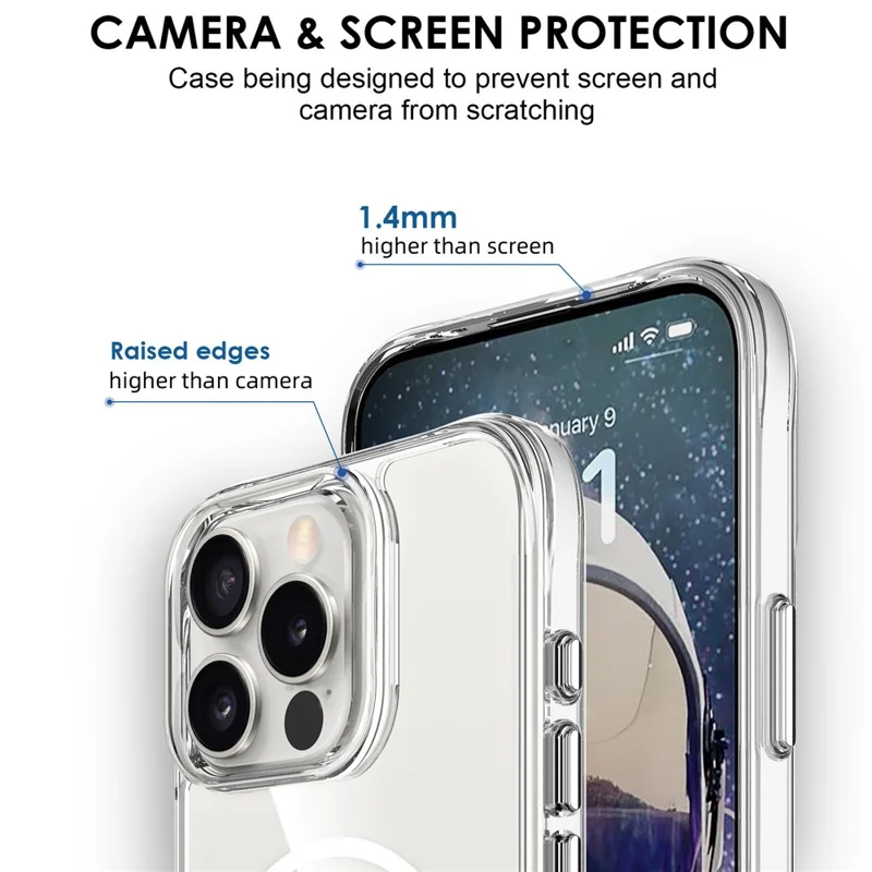 Bulk Purchasing For iPhone 13 Pro Case Compatible with MagSafe PC + TPU Clear Phone Cover