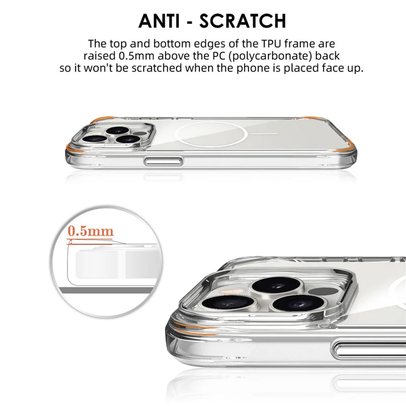 Bulk Purchasing For iPhone 12 / 12 Pro Case Compatible with MagSafe PC + TPU Clear Phone Cover