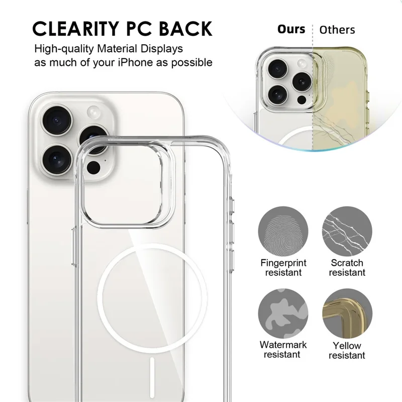 Bulk Purchasing For iPhone 12 / 12 Pro Case Compatible with MagSafe PC + TPU Clear Phone Cover