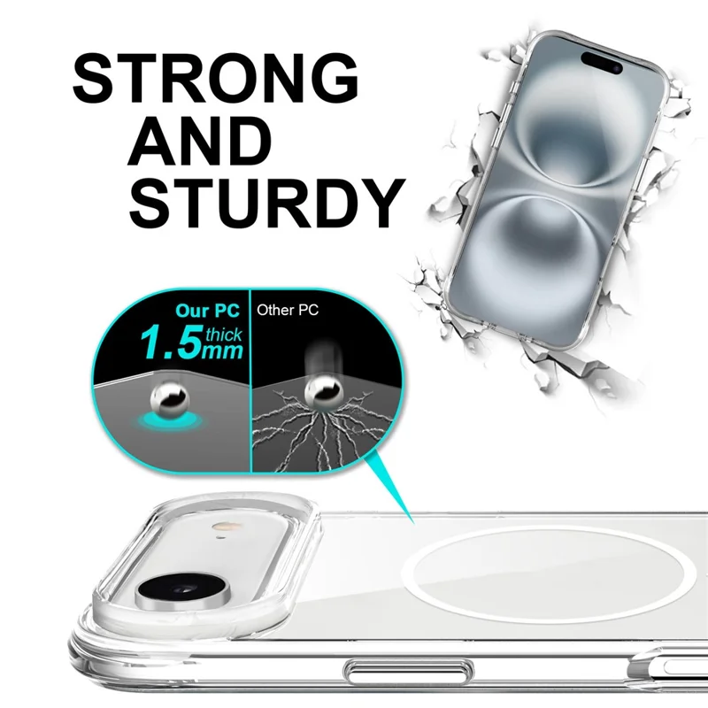 Bulk Purchasing For iPhone Air Case Compatible with MagSafe PC + TPU Clear Phone Cover