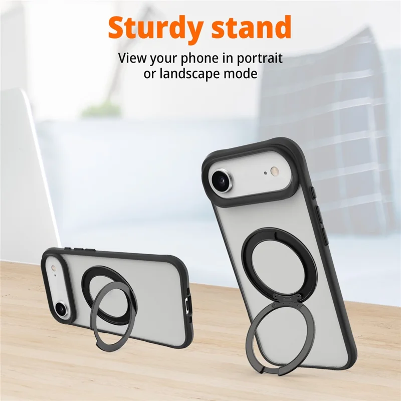 Bulk Purchasing For iPhone Air Case Compatible with MagSafe Ring Kickstand Shockproof PC + TPU Phone Cover