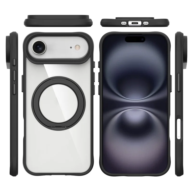 Bulk Purchasing For iPhone Air Case Compatible with MagSafe Ring Kickstand Shockproof PC + TPU Phone Cover