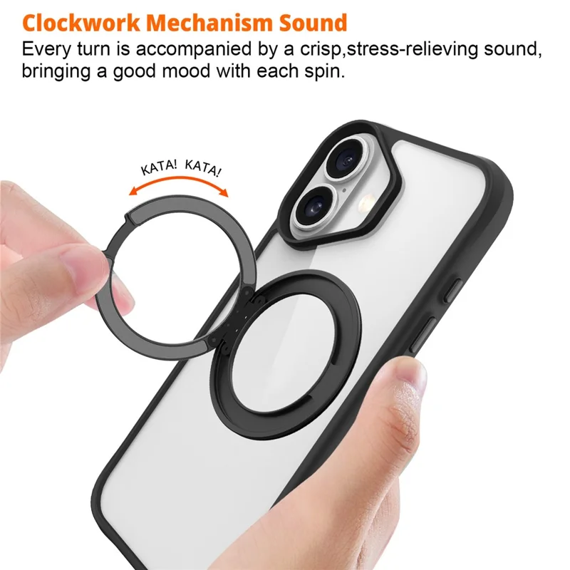 Bulk Purchasing For iPhone 16 Case Compatible with MagSafe Ring Kickstand Shockproof PC + TPU Phone Cover
