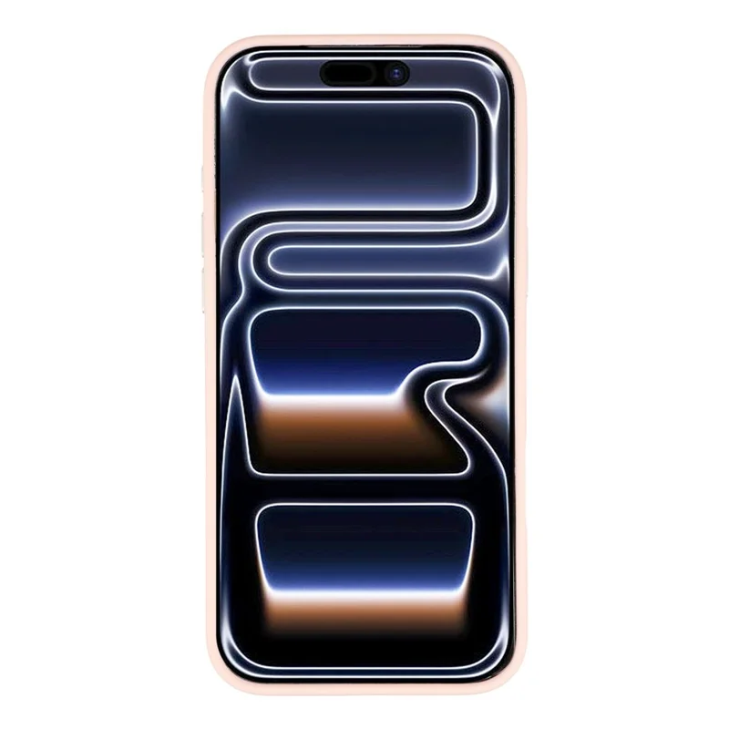 JAUCASE För iPhone 17 Pro Max Skal Kompatibel med MagSafe Strukturerat PU + TPU + PC Telefonbakdel - Rosa