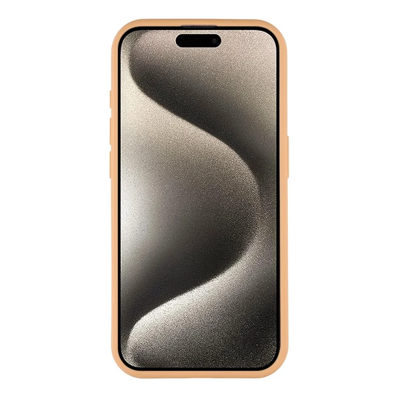 For iPhone 15 Pro Max Case Compatible with MagSafe Lens Kickstand TPU + PC Matte Phone Cover - Desert Gold