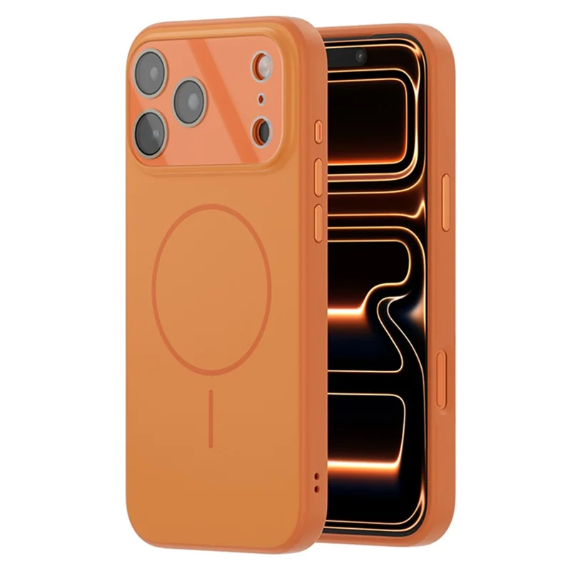For iPhone 17 Pro Max Case Compatible with MagSafe TPU + PC Precise Coutout Phone Cover - Orange