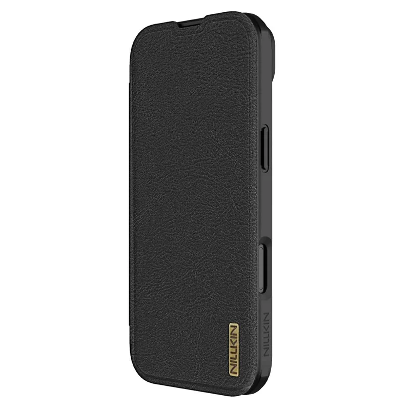 NILLKIN Qin Pro Series for iPhone Air Case with Card Slots Leather Phone Cover - Black
