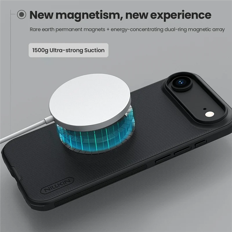 NILLKIN Frosted Shield Pro para Funda de iPhone Air Compatible con MagSafe PC + Cubierta de Teléfono TPU