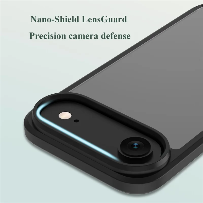 LEREACH TOC Series for iPhone Air Case TPU + Acrylic Phone Cover - Black