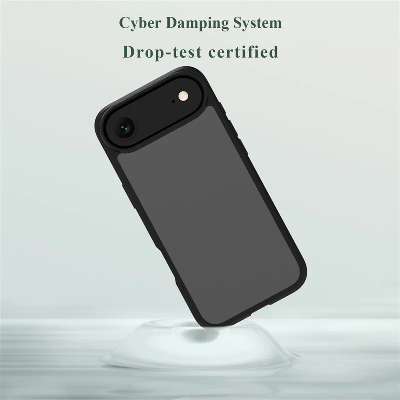 LEREACH TOC Series for iPhone Air Case TPU + Acrylic Phone Cover - Black