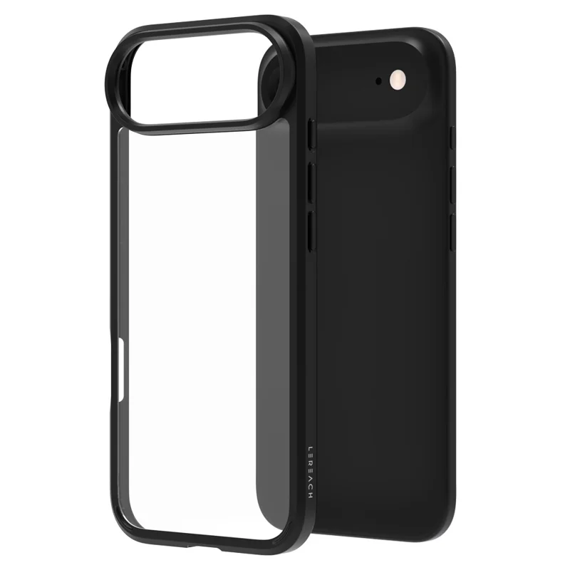 LEREACH TOC Series for iPhone Air Case TPU + Acrylic Phone Cover - Black