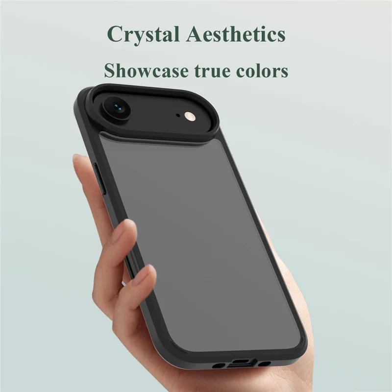 LEREACH TOC Series for iPhone Air Case TPU + Acrylic Phone Cover - Black
