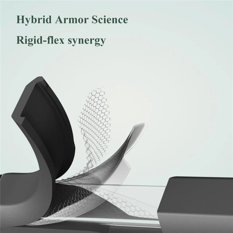 LEREACH TOC Series for iPhone Air Case TPU + Acrylic Phone Cover - Black