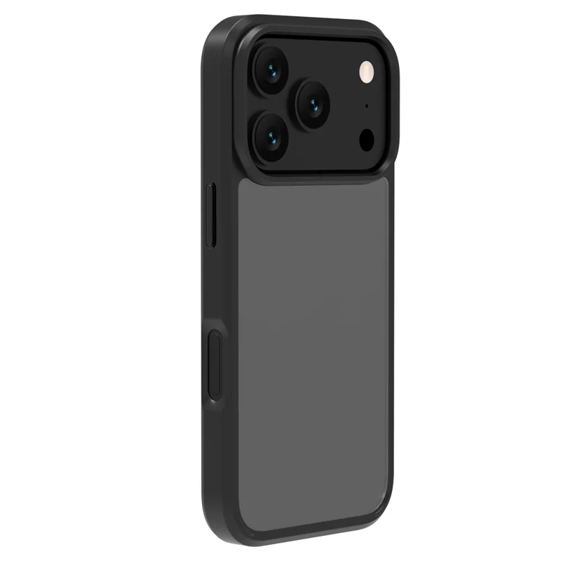 LEREACH TOC Series for iPhone 17 Pro Case TPU + Acrylic Phone Cover - Black
