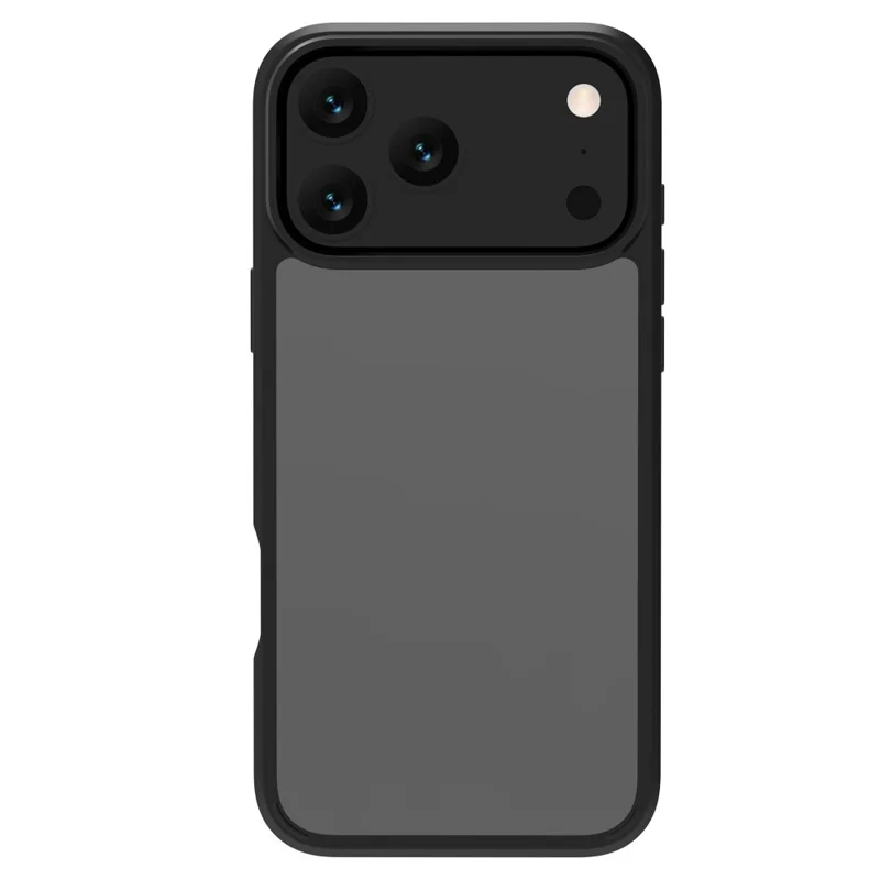 LEREACH TOC-serie voor iPhone 17 Pro Max hoesje TPU + Acryl telefoonhoes - Zwart