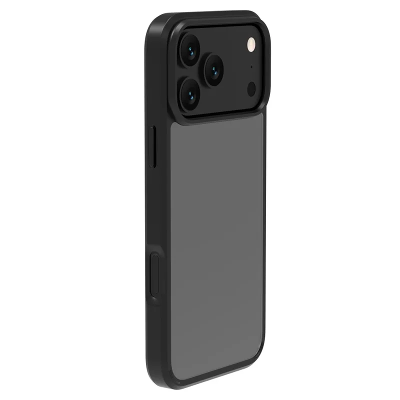 LEREACH TOC-serie voor iPhone 17 Pro Max hoesje TPU + Acryl telefoonhoes - Zwart