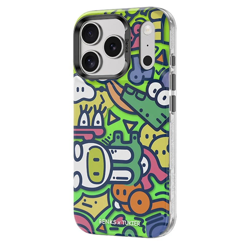 BENKS D1 for iPhone 17 Pro Max Magnetic Case Cartoon Pattern TPU TPE PC Phone Cover Compatible with MagSafe - Fantasy World