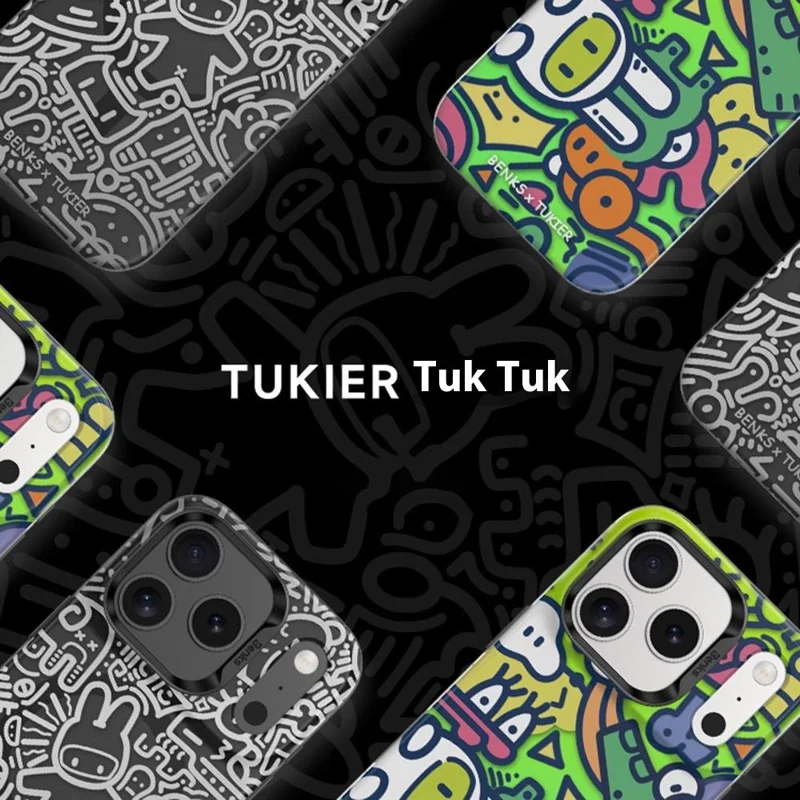 BENKS D1 for iPhone 17 Pro Max Magnetic Case Cartoon Pattern TPU TPE PC Phone Cover Compatible with MagSafe - Fantasy World