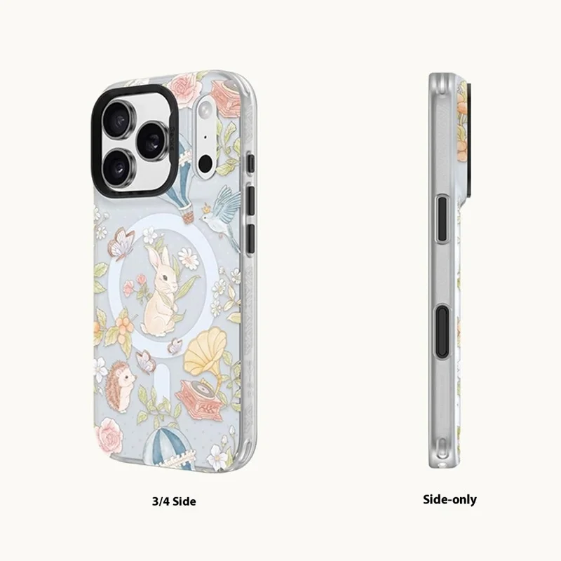 BENKS D1 for iPhone 17 Pro Max Magnetic Case Garden Series TPU TPE PC Phone Cover Compatible with MagSafe - Forest Legend