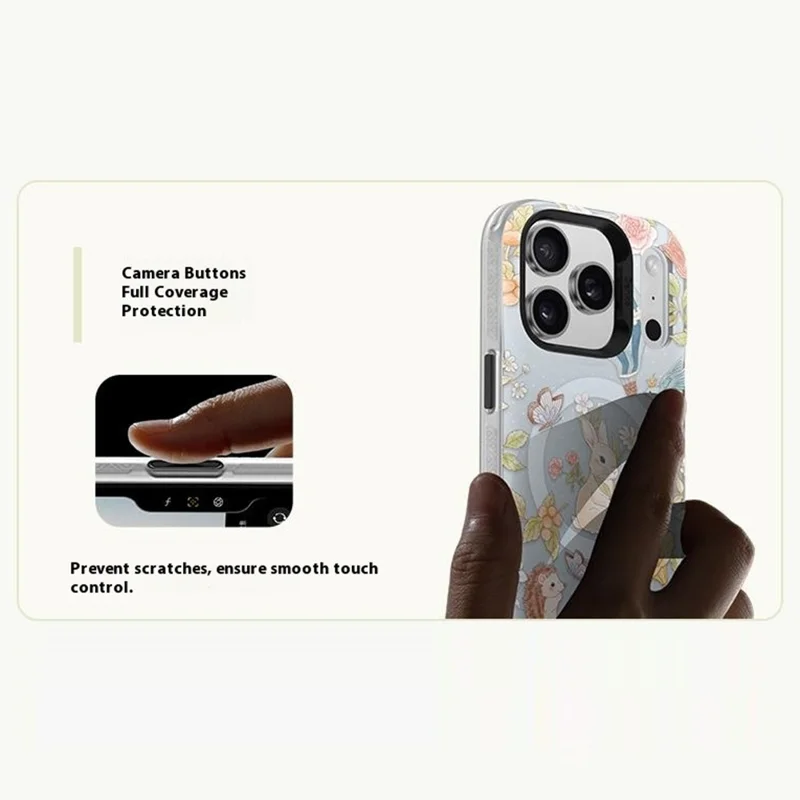 BENKS D1 for iPhone 17 Pro Max Magnetic Case Garden Series TPU TPE PC Phone Cover Compatible with MagSafe - Forest Legend
