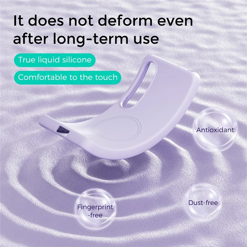 ABEEL For Sony Xperia 1 VII Magnetic Case Skin Touch Liquid Silicone Phone Back Cover - Purple