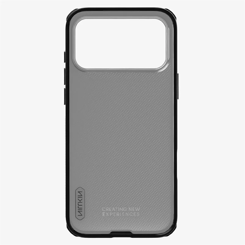 NILLKIN Super Frosted Shield Pro For iPhone 17 Pro Max Case Matte PC TPU Clear Black Phone Back Cover