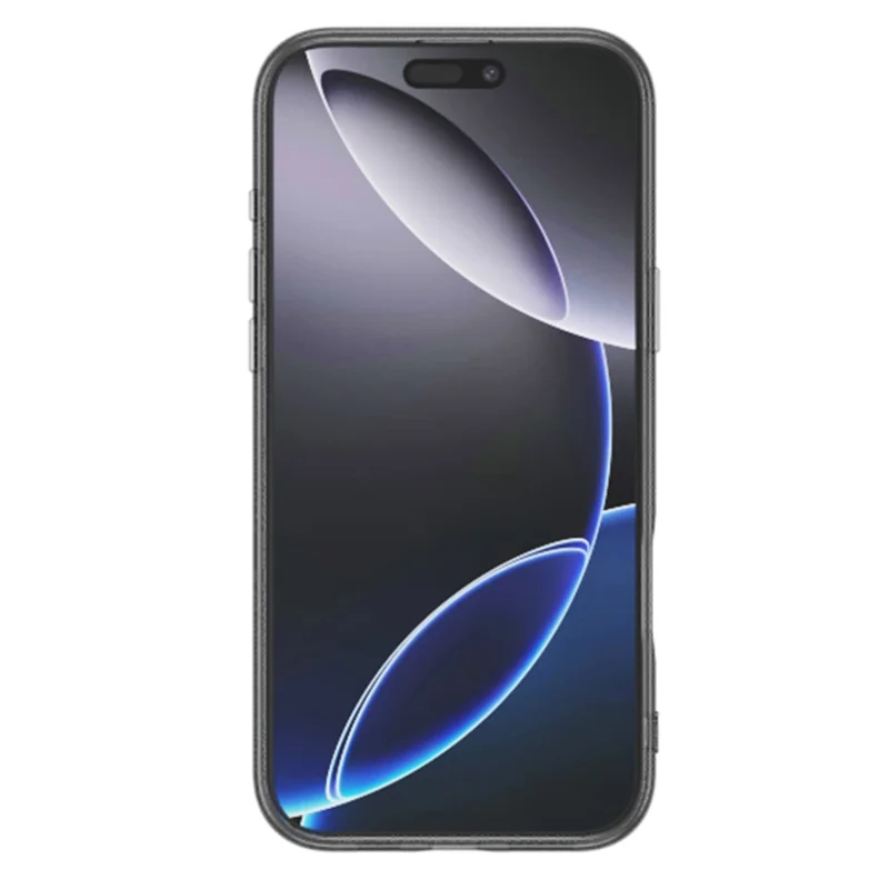 For iPhone 16 Pro Case High Transparency PC + TPU Phone Cover - Transparent Black