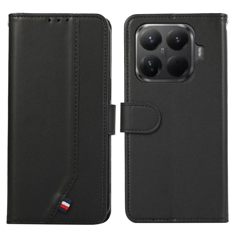 For Xiaomi 15T Pro Case RFID Blocking Flip Leather Phone Cover - Black
