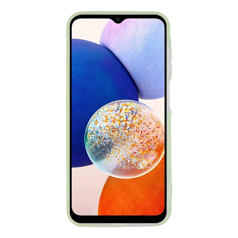 For Samsung Galaxy A14 5G Magnetic Case PC + TPU Frosted Phone Cover - Green