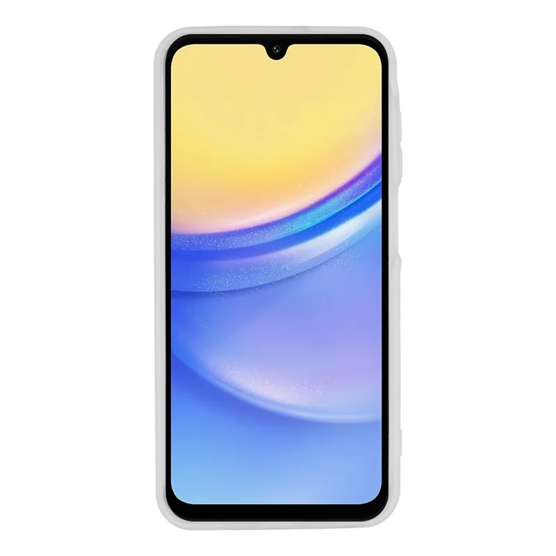 For Samsung Galaxy A34 5G Magnetic Case PC + TPU Frosted Phone Cover - White