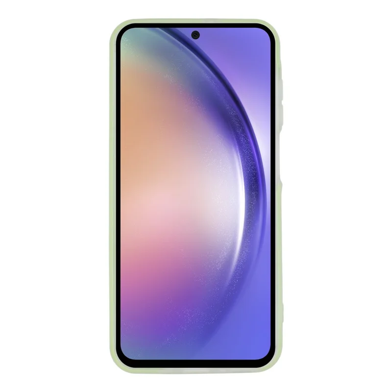 For Samsung Galaxy A54 5G Magnetic Case PC + TPU Frosted Phone Cover - Green