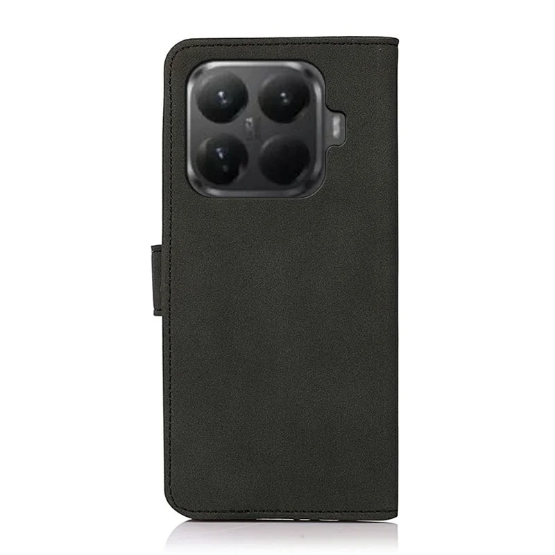 KHAZNEH til Xiaomi 15T Pro hylse i PU-læder med wallet og stand - Sort