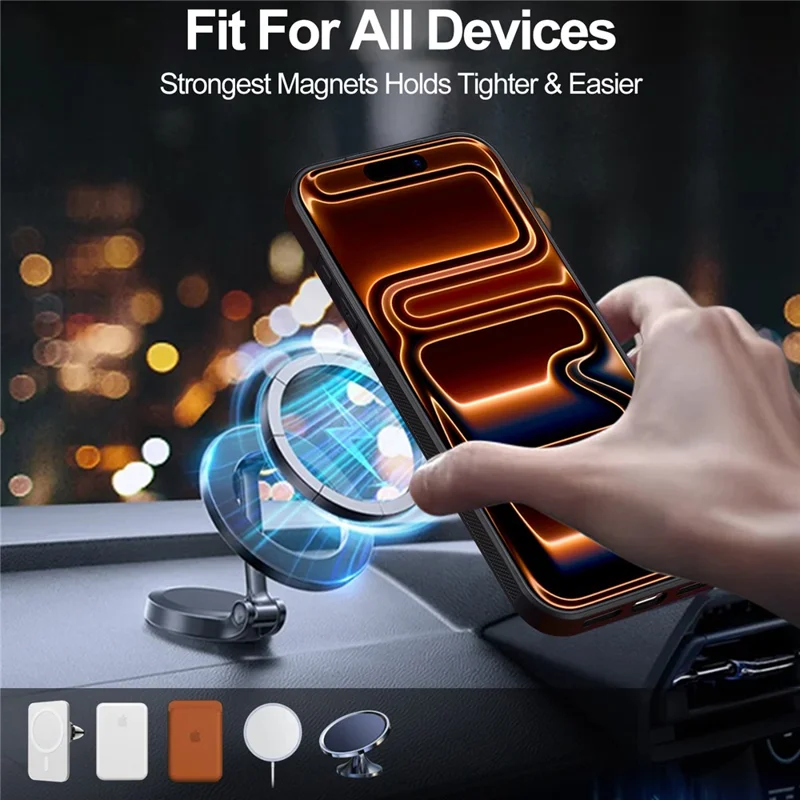 LC.IMEEKE L2 Series for iPhone 17 Pro Case PU Leather Wallet Detachable Magnetic Phone Cover - Red