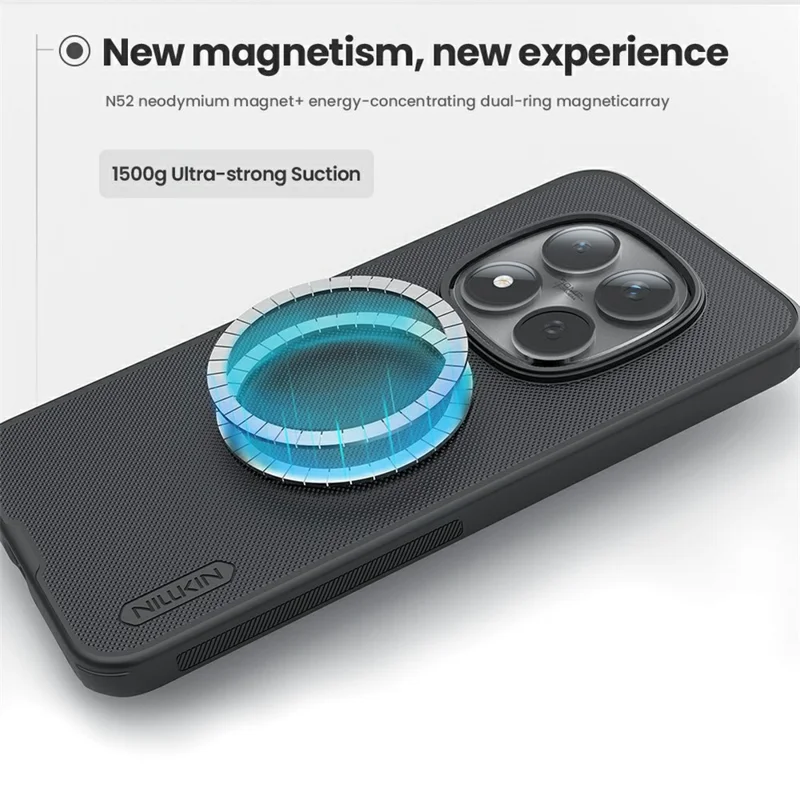 NILLKIN Frosted Shield Pro for Xiaomi Redmi Note 15 Pro 5G (Global) Magnetic Case PC + TPU Phone Cover