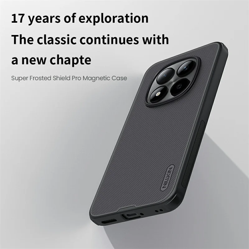 NILLKIN Frosted Shield Pro for Xiaomi Redmi Note 15 Pro 5G (Global) Magnetic Case PC + TPU Phone Cover