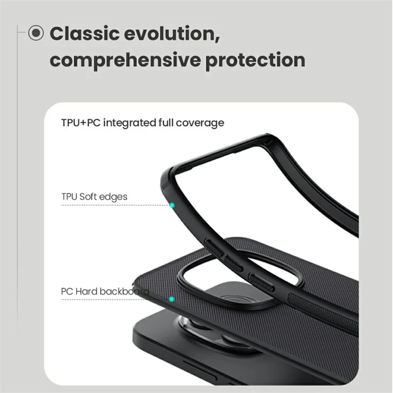 NILLKIN Frosted Shield Pro for Xiaomi Redmi Note 15 Pro 5G (Global) Magnetic Case PC + TPU Phone Cover