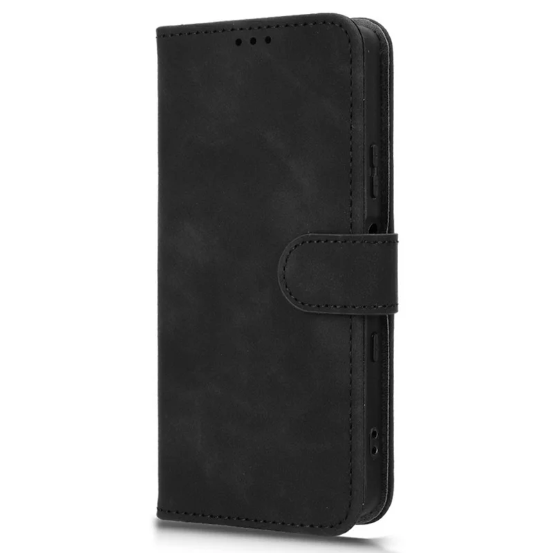 For Sony Xperia 10 VII Leather Case Skin Feel Anti Drop Wallet Flip Phone Cover - Black