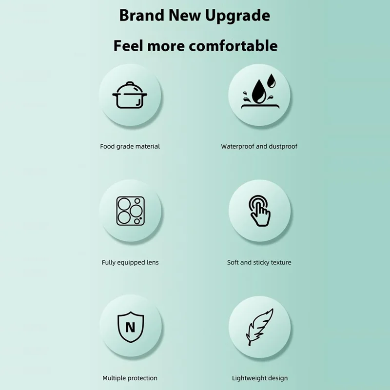 YCADEN For iPhone 17 Pro Case Compatible with MagSafe Precise Cutouts TPU Phone Back Cover - Grass Green