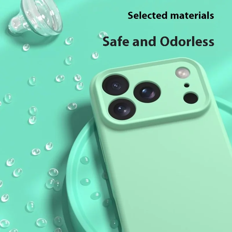 YCADEN For iPhone 17 Pro Case Compatible with MagSafe Precise Cutouts TPU Phone Back Cover - Grass Green