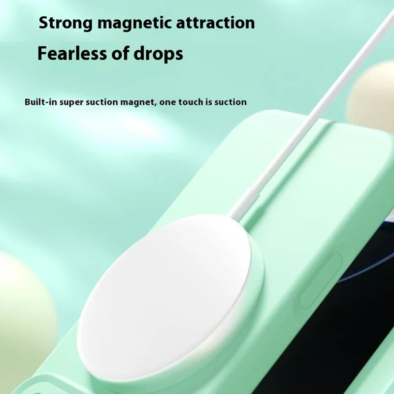 YCADEN For iPhone 17 Pro Case Compatible with MagSafe Precise Cutouts TPU Phone Back Cover - Grass Green