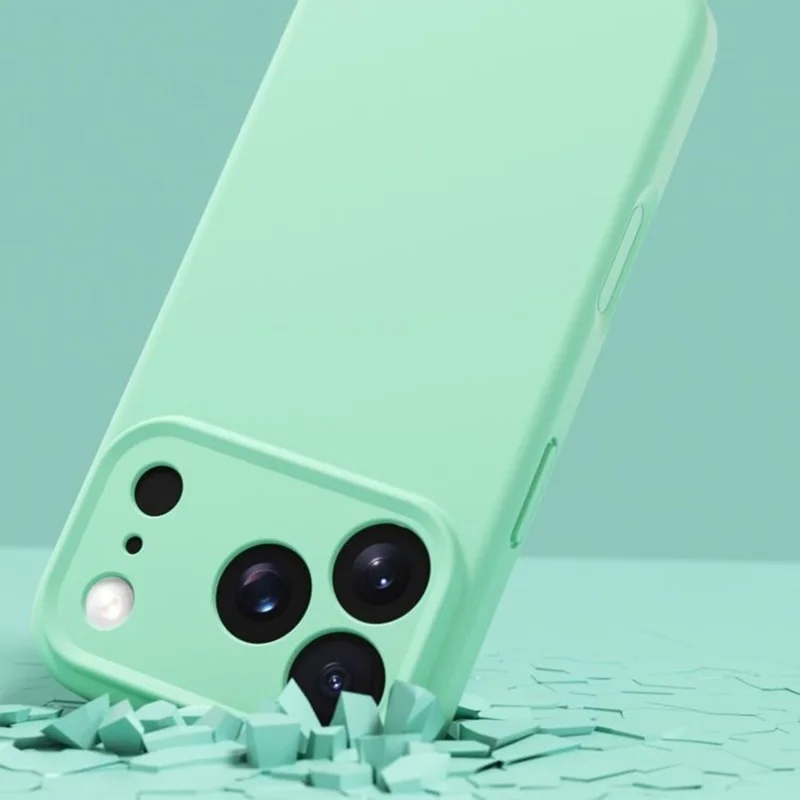 YCADEN For iPhone 17 Pro Max Case Compatible with MagSafe Precise Cutouts TPU Phone Back Cover - Grass Green