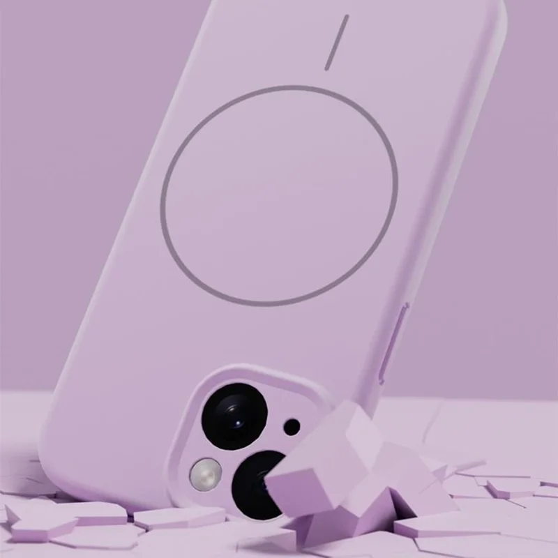 YCADEN For iPhone 15 Case Compatible with MagSafe Precision Cutouts Ultra Thin TPU Phone Cover - Grass Green