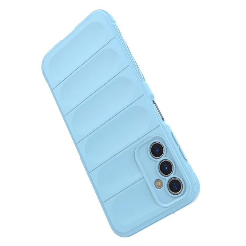 For Samsung Galaxy A14 5G / A14 4G Flexible TPU Rugged Phone Case Anti-scratch Protective Cover - Baby Blue