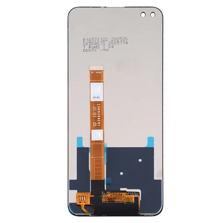 OEM LCD Screen and Digitizer Assembly Replacement Part for Realme 6 Pro Mobile Phone Accessories (Grade S, Without Logo)